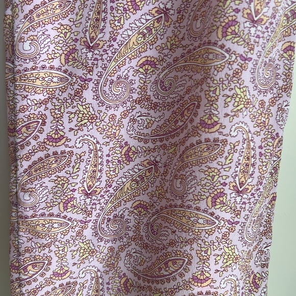 J. Crew Pull-on silk pant in beach paisley - Picture 7 of 14